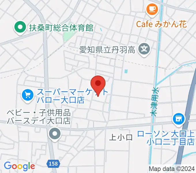 たかはし音楽学院の地図