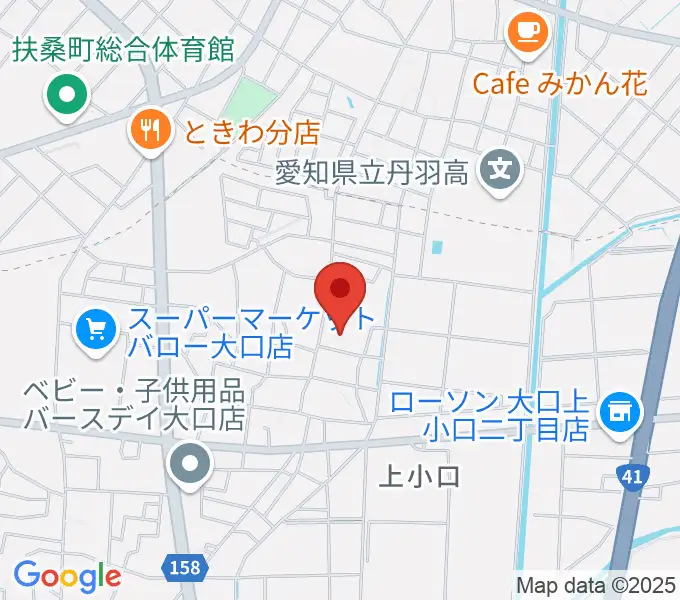 たかはし音楽学院の地図