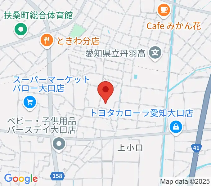 たかはし音楽学院の地図