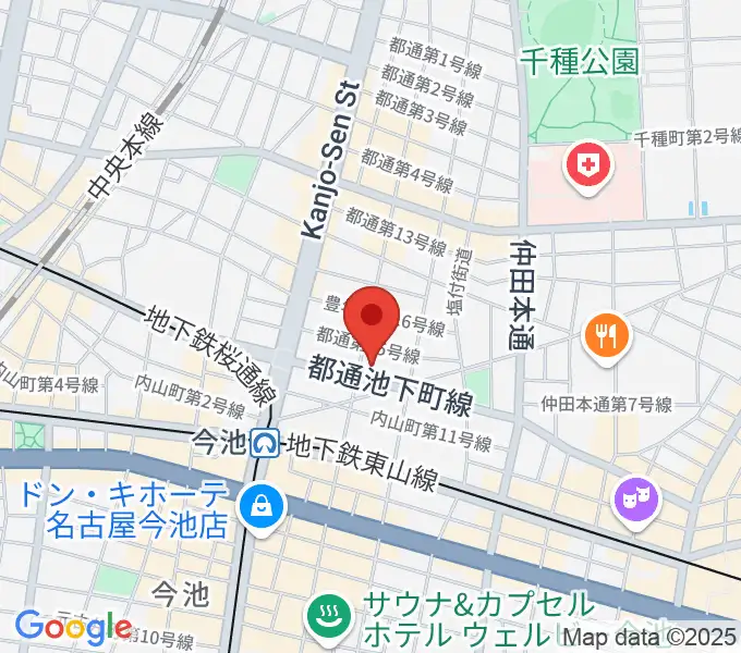 リトミック研究センター 第一支局の地図