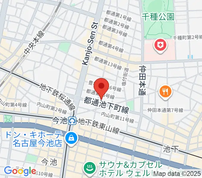 リトミック研究センター 第一支局の地図