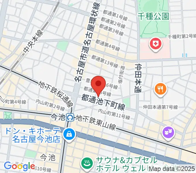 リトミック研究センター 第一支局の地図