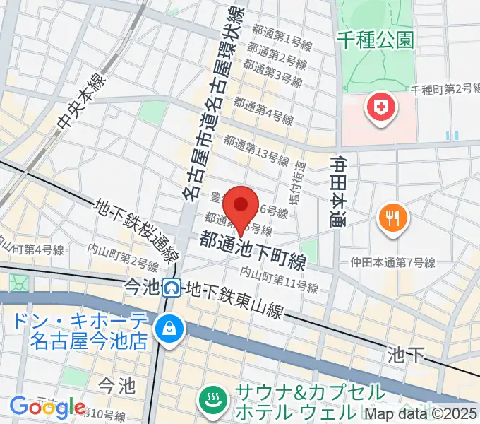 リトミック研究センター 第一支局の地図