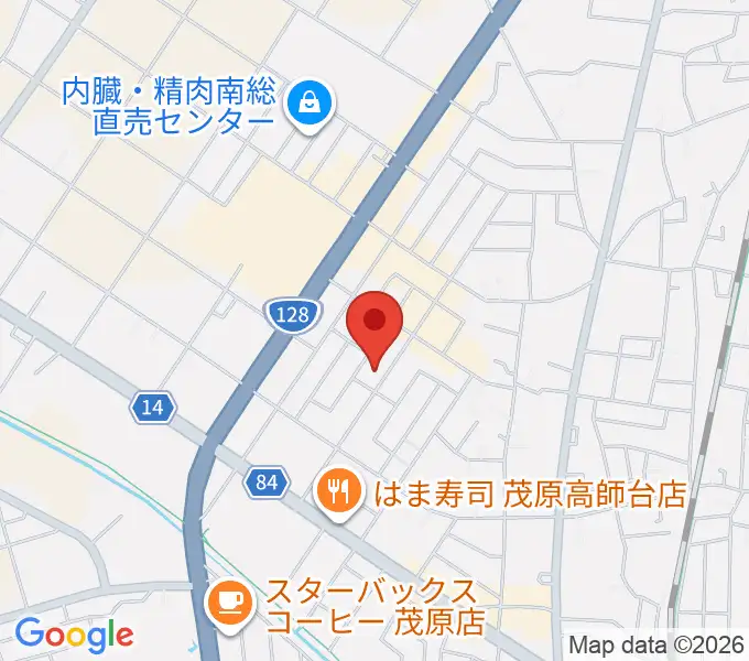 ユニスタイル茂原 ヤマハミュージックの地図