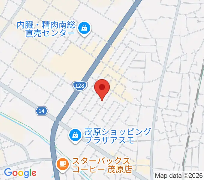 ユニスタイル茂原 ヤマハミュージックの地図