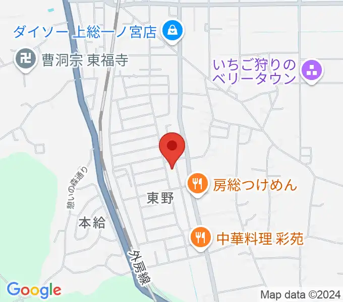 一宮センター ヤマハミュージックの地図