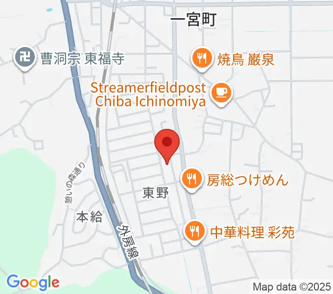 一宮センター ヤマハミュージックの地図