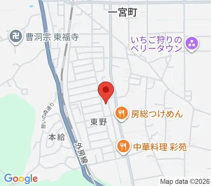 一宮センター ヤマハミュージックの地図