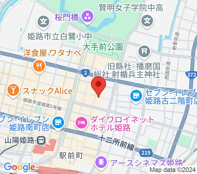 文化堂 姫路本店の地図