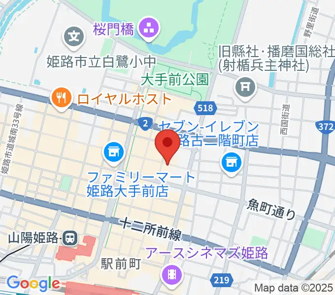 文化堂 姫路本店の地図