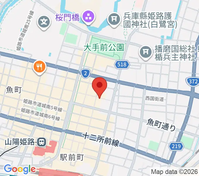 文化堂 姫路本店の地図