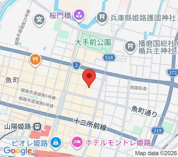 文化堂 姫路本店の地図