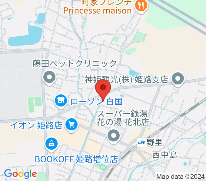 文化堂 北姫路センターの地図