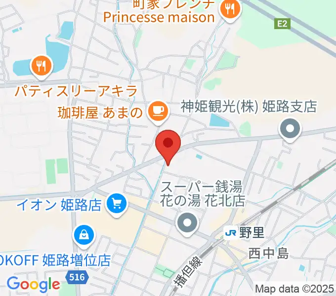 文化堂 北姫路センターの地図