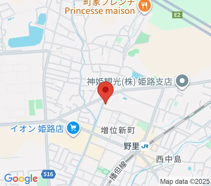 文化堂 北姫路センターの地図