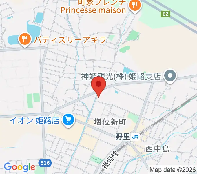 文化堂 北姫路センターの地図