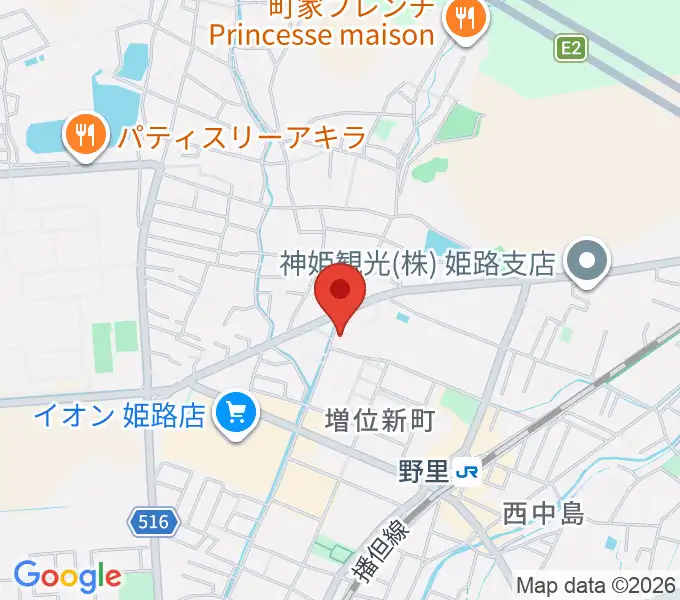 文化堂 北姫路センターの地図
