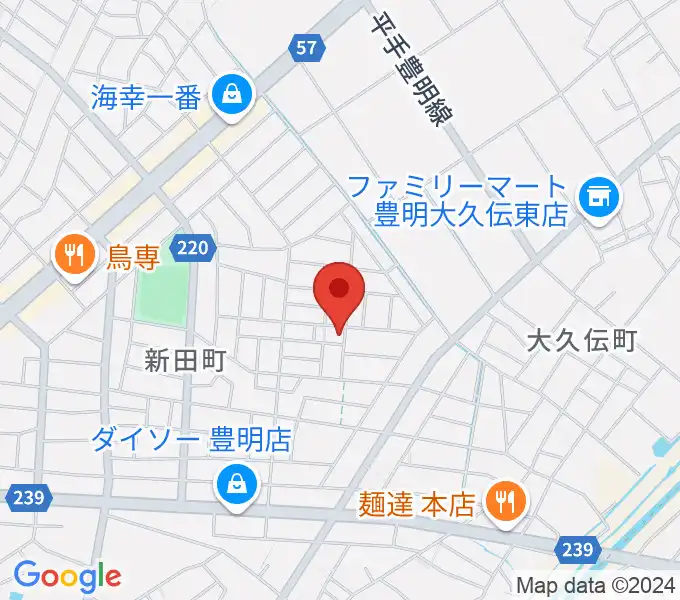 ミズノ弦楽器の地図