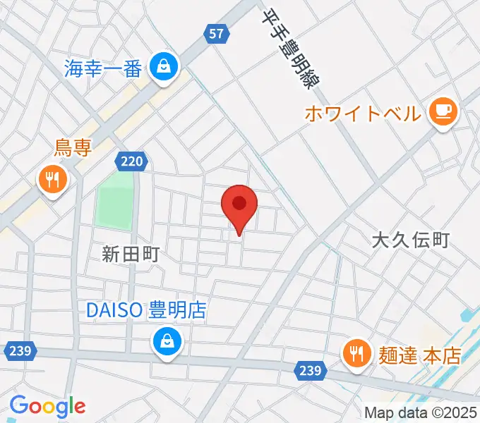 ミズノ弦楽器の地図