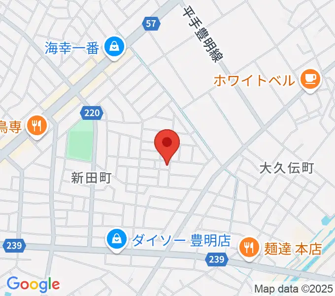 ミズノ弦楽器の地図