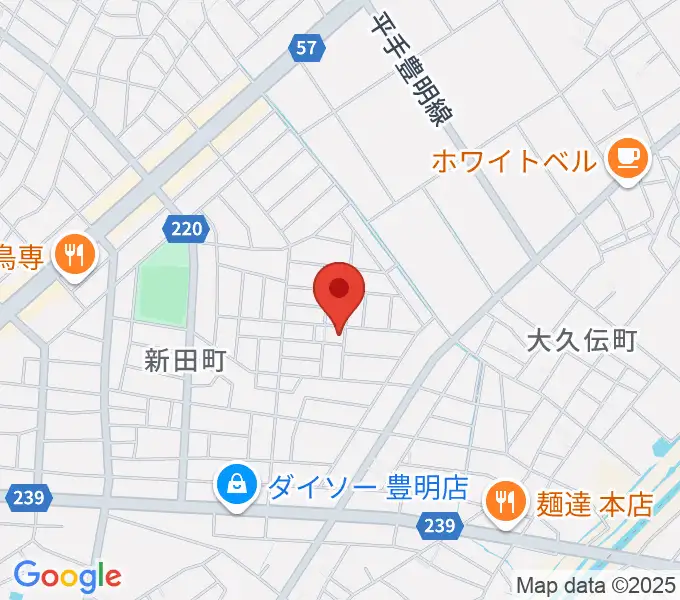 ミズノ弦楽器の地図