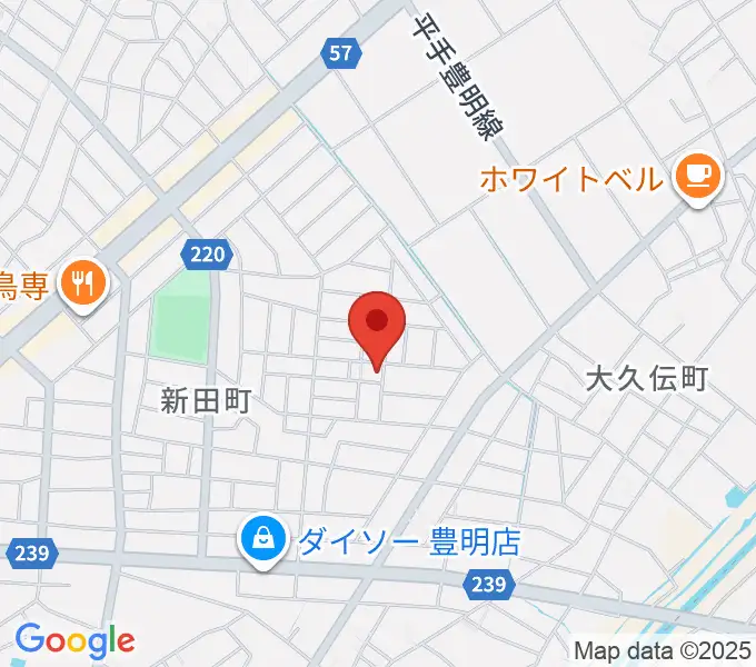 ミズノ弦楽器の地図