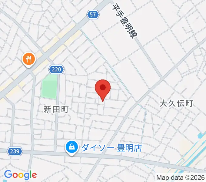 ミズノ弦楽器の地図
