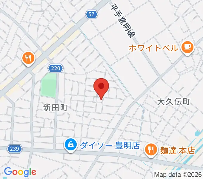 ミズノ弦楽器の地図