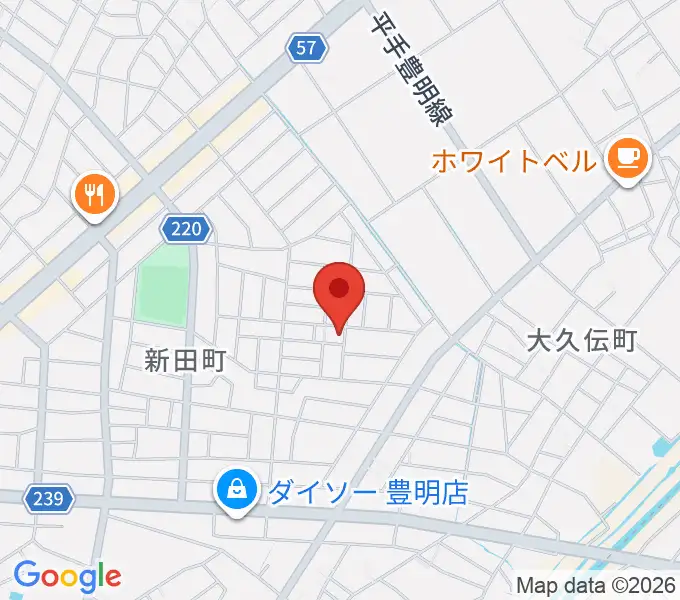 ミズノ弦楽器の地図