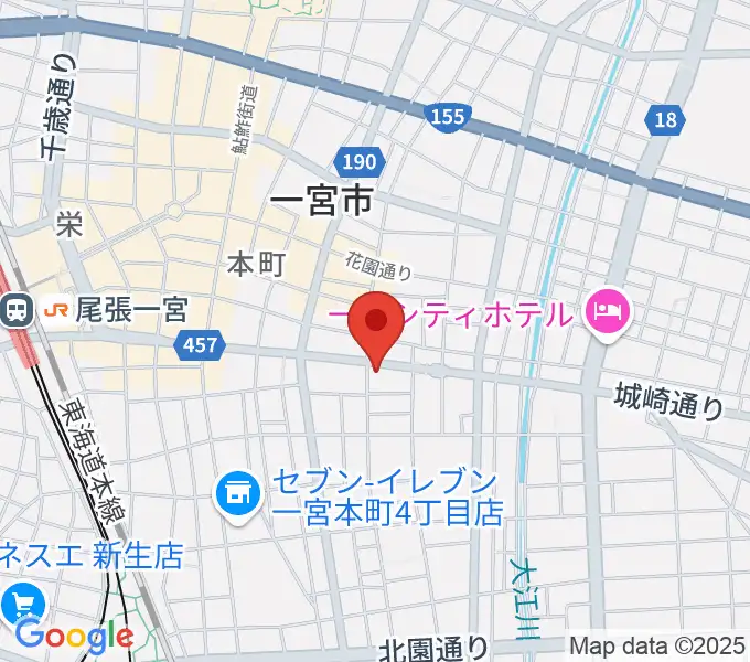 ミュージックポケットの地図