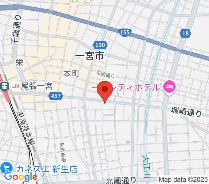 ミュージックポケットの地図
