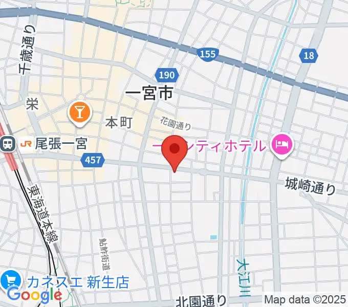 ミュージックポケットの地図