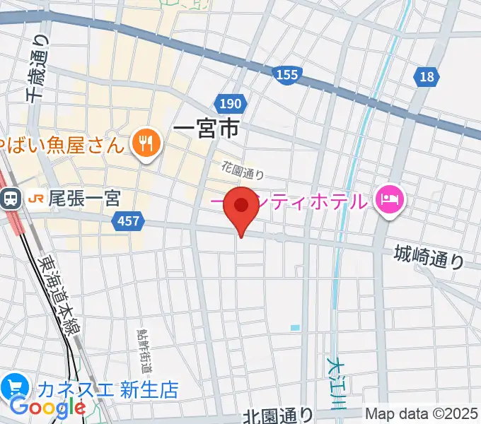 ミュージックポケットの地図