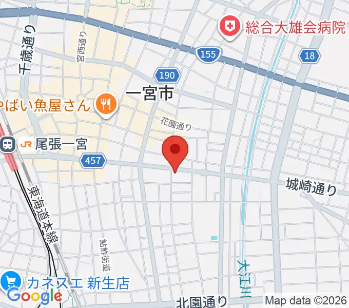 ミュージックポケットの地図