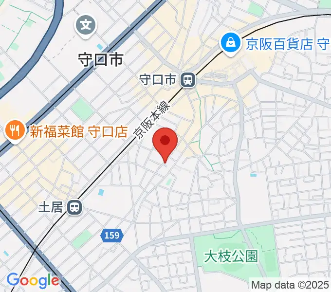 リズミックス音楽教室の地図
