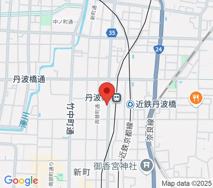 京都市呉竹文化センターの地図