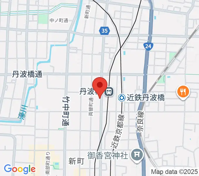 京都市呉竹文化センターの地図