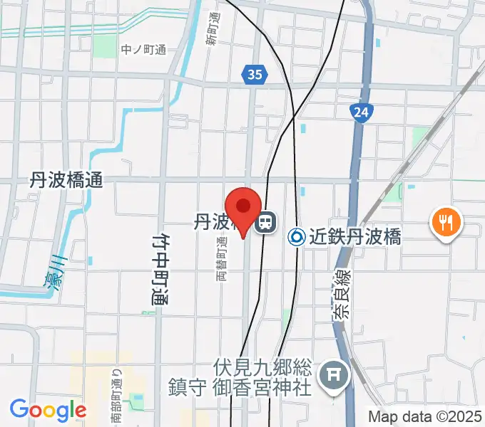 京都市呉竹文化センターの地図