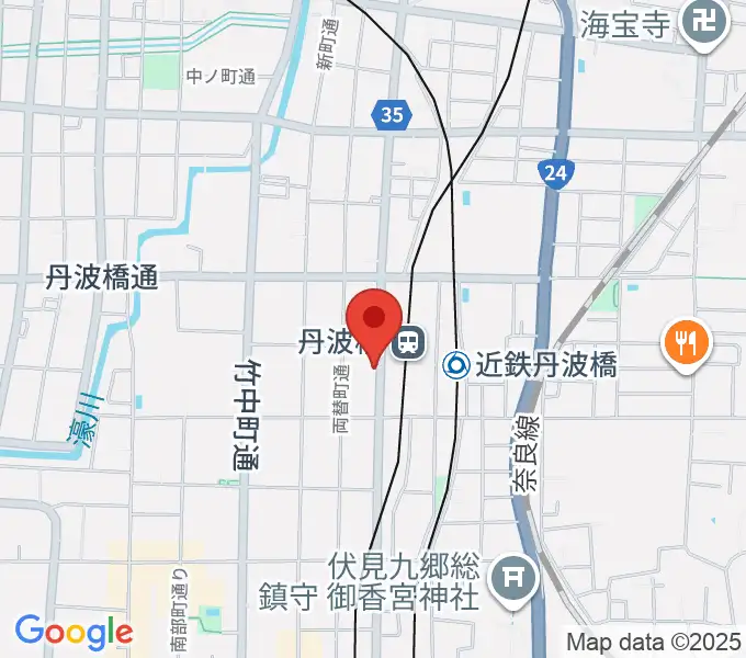京都市呉竹文化センターの地図