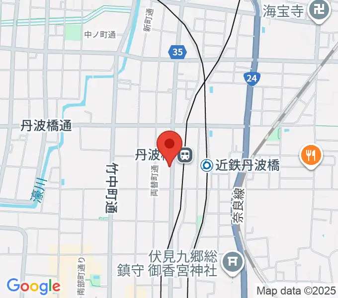 京都市呉竹文化センターの地図