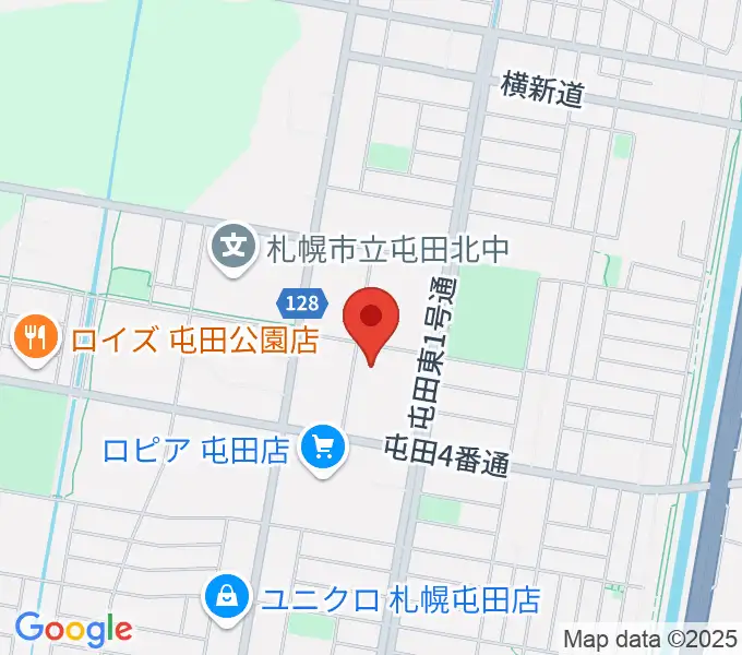 屯田センター ヤマハミュージックの地図