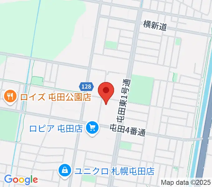 屯田センター ヤマハミュージックの地図