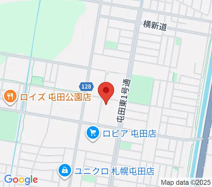 屯田センター ヤマハミュージックの地図