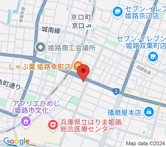 やぎ楽器 姫路店の地図