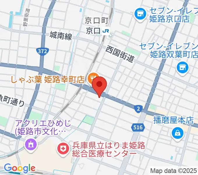 やぎ楽器 姫路店の地図