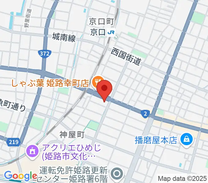 やぎ楽器 姫路店の地図