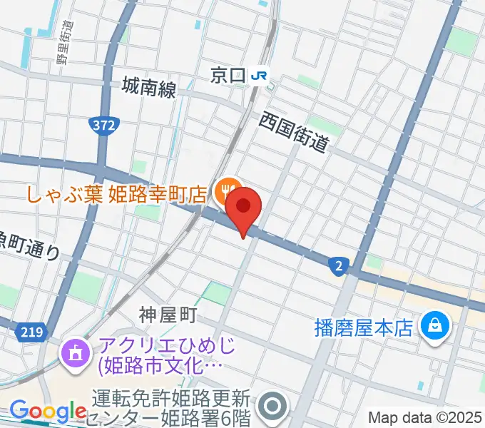 やぎ楽器 姫路店の地図