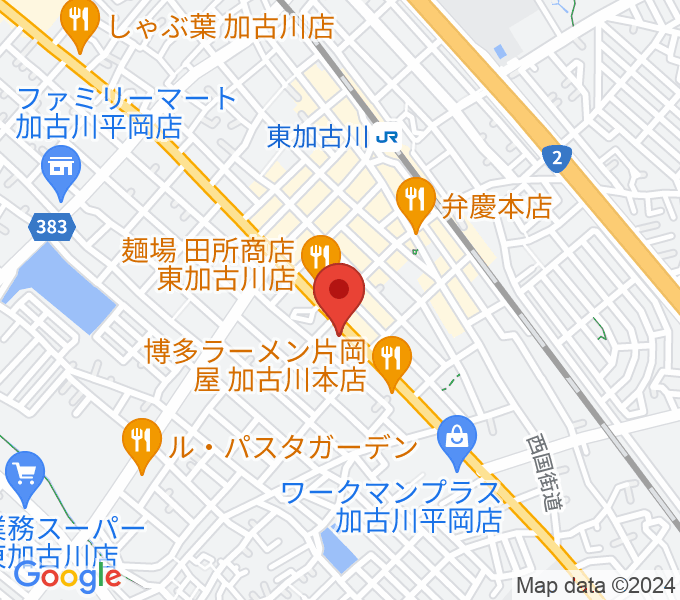 やぎ楽器 東加古川店の場所