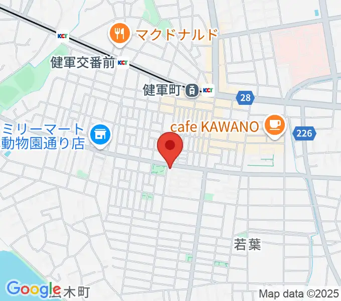 カンタービレホールの地図