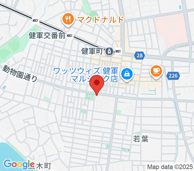 カンタービレホールの地図